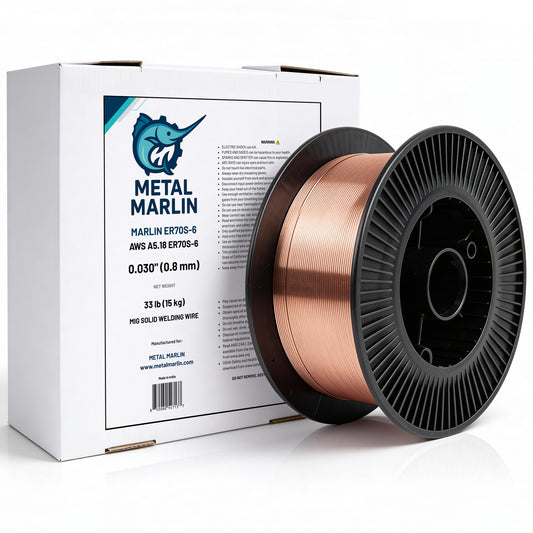 ER70S-6 Solid MIG Welding Wire – 0.030 in (0.8 mm), 33 lb Spool | Mild Steel